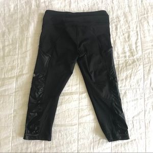 Lululemon running crops